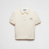 Fleece polo shirt