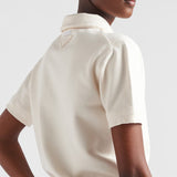 Fleece polo shirt