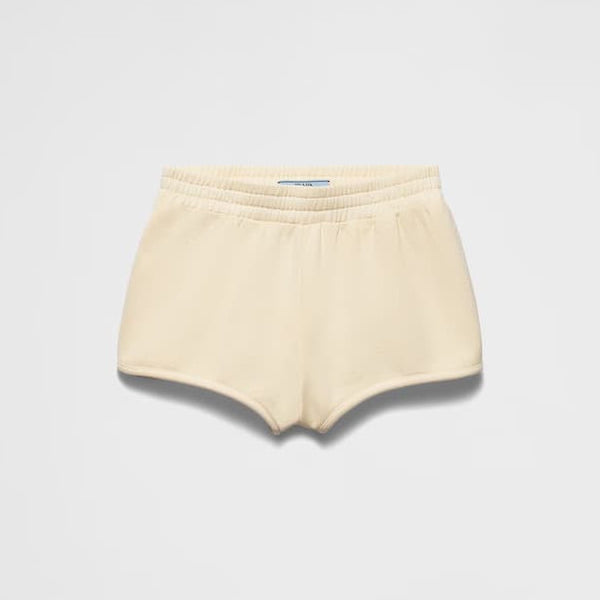 Cotton fleece shorts