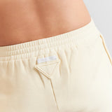 Cotton fleece shorts