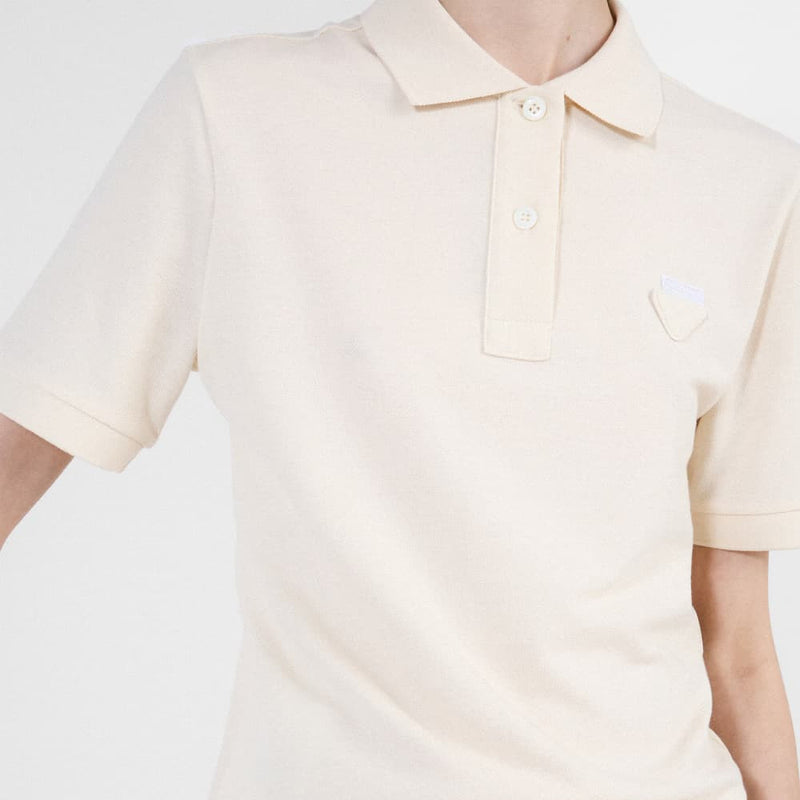 Pique polo shirt