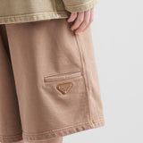 Cotton fleece Bermudas