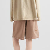 Cotton fleece Bermudas