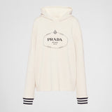 Oversized cotton fleece hoodie