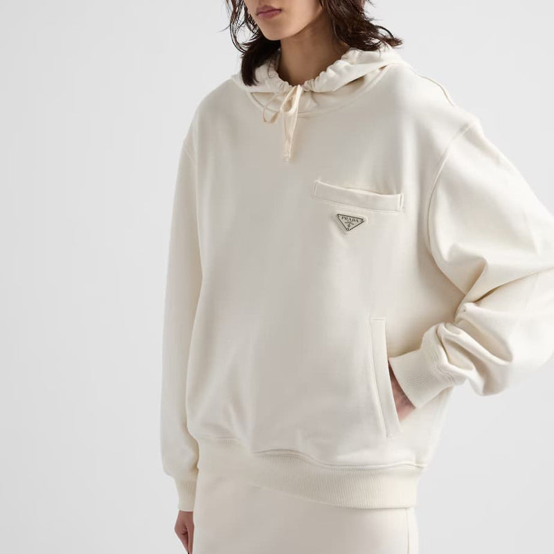 Cotton fleece hoodie