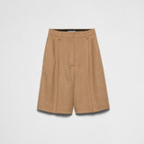 Camel-hair Bermudas