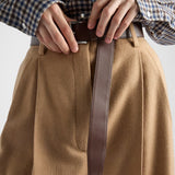 Camel-hair Bermudas