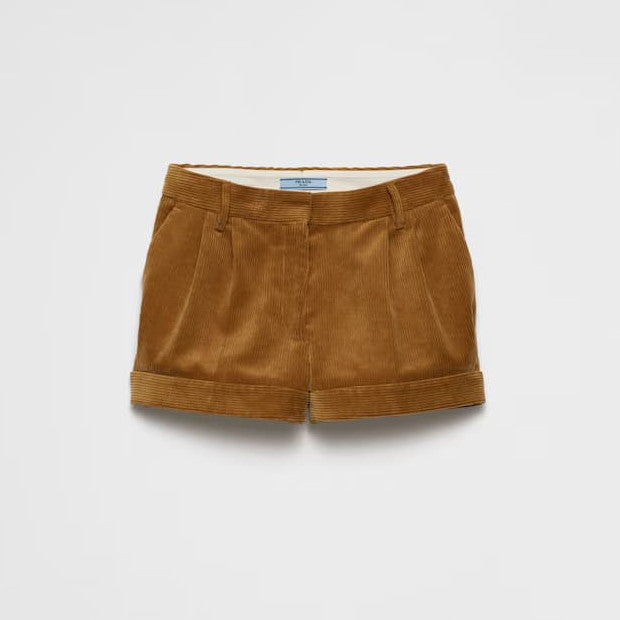 Corduroy shorts