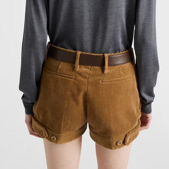 Corduroy shorts