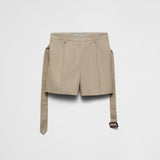 Cotton twill Bermudas