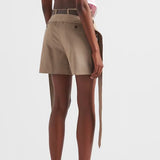 Cotton twill Bermudas