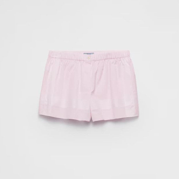 Checked cotton shorts