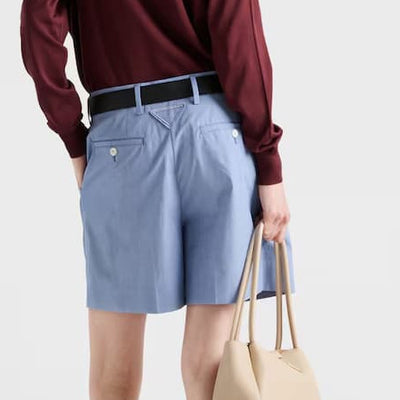 PRADA Fil-a-fil shorts P231I_15CO_F0013_S_OOO – BORDER-GARA