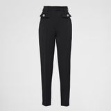 Wool sateen pants