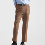 Houndstooth check pants