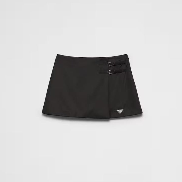 Re-Nylon wraparound skirt