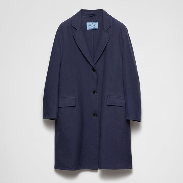 Single-breasted double cotton coat