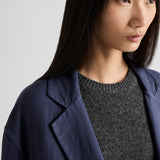 Single-breasted double cotton coat