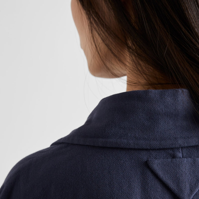 Single-breasted double cotton coat
