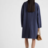 Single-breasted double cotton coat
