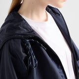Long lightweight Re-Nylon raincoat