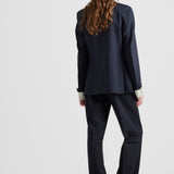 Double-breasted kid mohair jacket