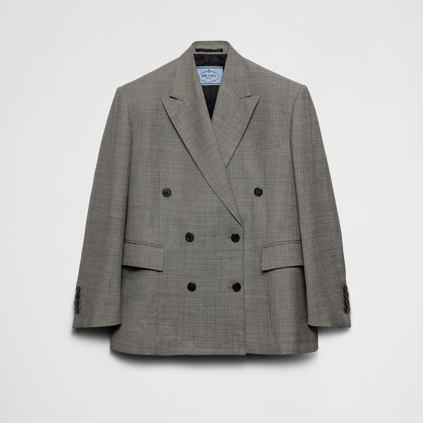 Double-breasted grisaille jacket