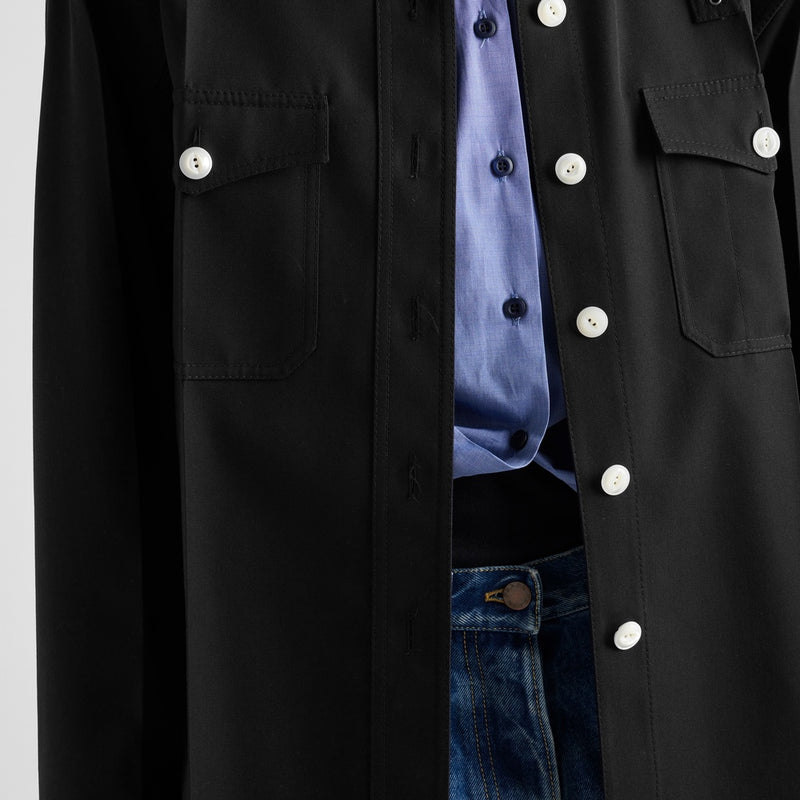 Gabardine shirt