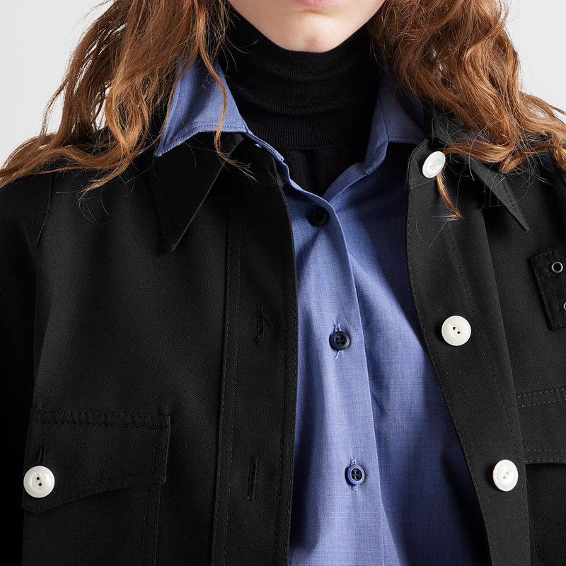 Gabardine shirt