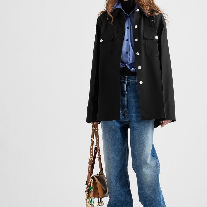 Gabardine shirt