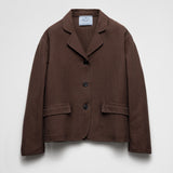 Single-breasted old double cotton jacket