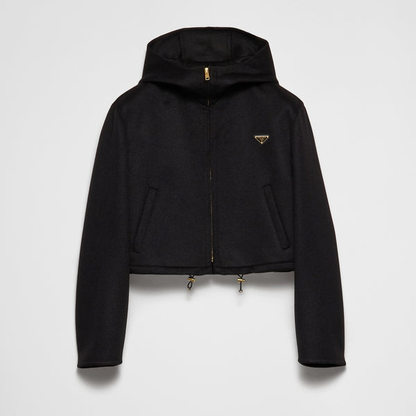 Lightweight cashgora blouson jacket