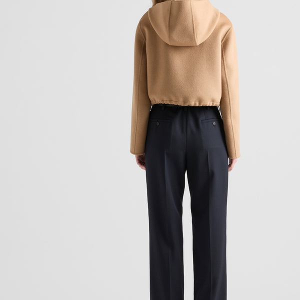 Lightweight cashgora blouson jacket