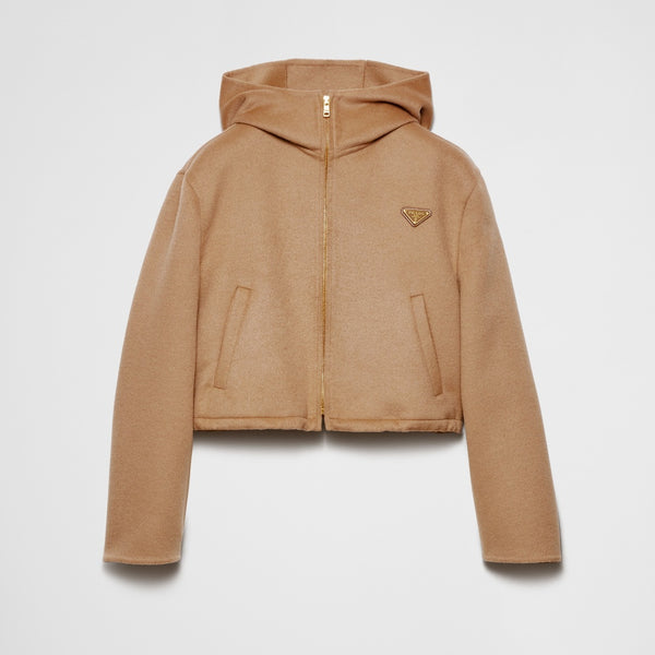 Lightweight cashgora blouson jacket