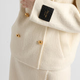 Double-breasted twill jacket