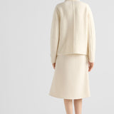 Double-breasted twill jacket