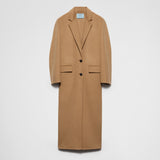 Long cashgora coat