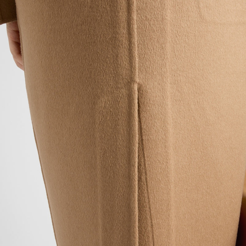 Long cashgora coat