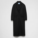 Long cashgora coat