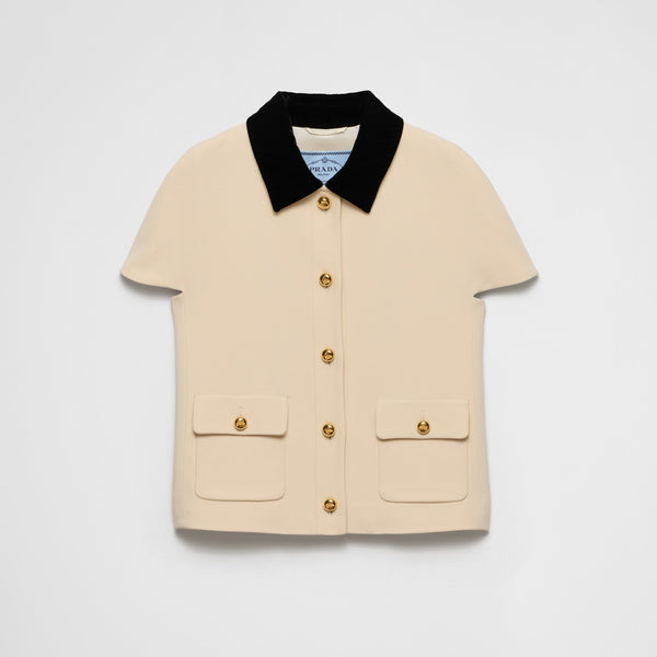 Sablé compact short-sleeved jacket