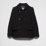 Double-breasted natté jacket