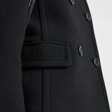 Double-breasted natté jacket