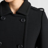 Double-breasted natté jacket