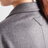 Single-breasted cashmere jacket