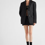 Single-breasted Re-Nylon jacket