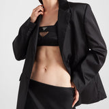 Single-breasted Re-Nylon jacket