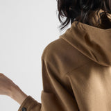 Camel-hair anorak