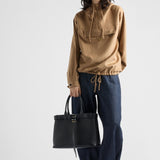 Camel-hair anorak