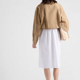 Panama cotton blouson jacket