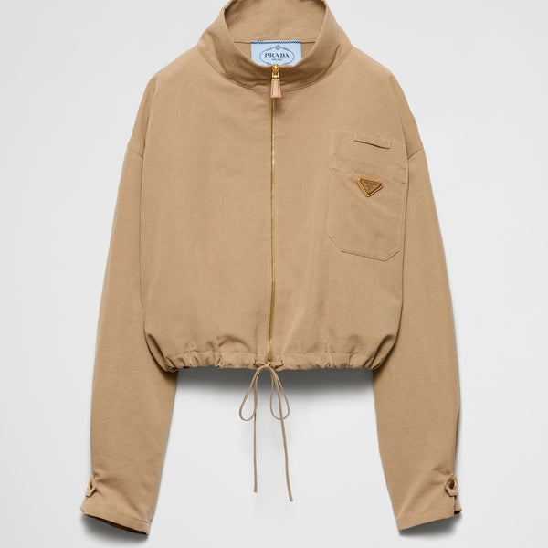 Panama cotton blouson jacket